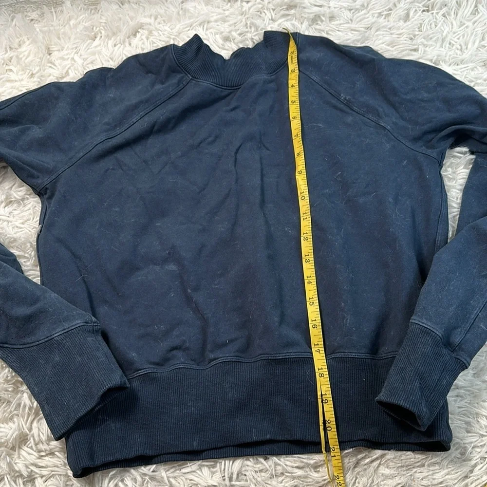 Lululemon Ready to Roll Crew *Dye Acid Rubber Dye True Navy